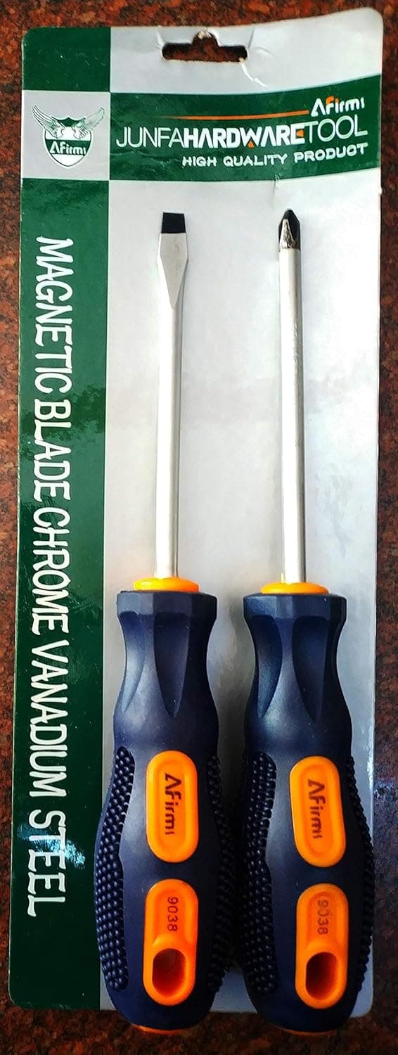 ATC Rubber Grip Screwdriver Set (2 Piece)
