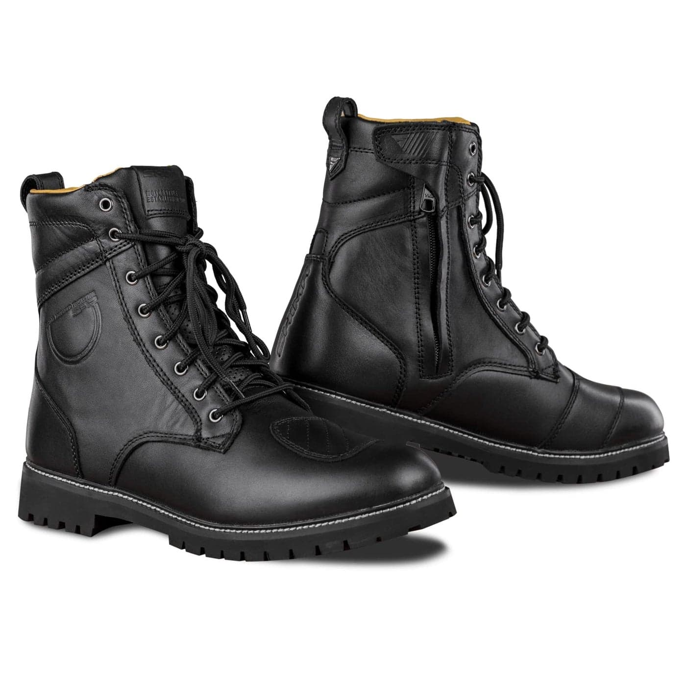 SHIMA Mens Motorcycle Boots BlackWhite 44 EU