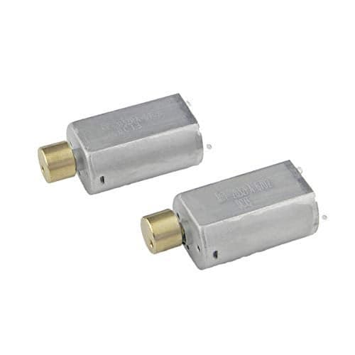 CHANCS 2pcs of 180 1.5V 3V 3000RPM DC Motor Strong Vibrating with Little Rust Electric Gear Motor for Vibrating Device,Toys, Massager Health Care Equipment