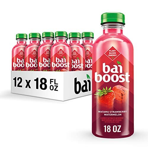 Bai Boost Watamu Strawberry Watermelon Antioxidant Infused Beverage 18 fl oz bottle Pack of 12