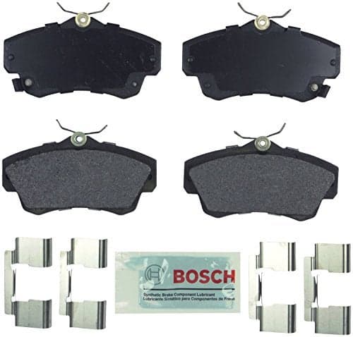 BOSCH BE841H Blue SemiMetallic Disc Brake Pad Set With Hardware Compatible With Select Chrysler PT Cruiser Dodge Neon FRONT