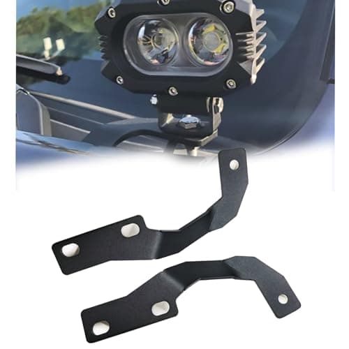 DarSeity Low Profile Mount Hood Hinges Ditch Light Brackets for Toyota 4Runner 2010-2024, for Auxiliary Off-Road Lighting Fog Light(for 4Runner 10-24)