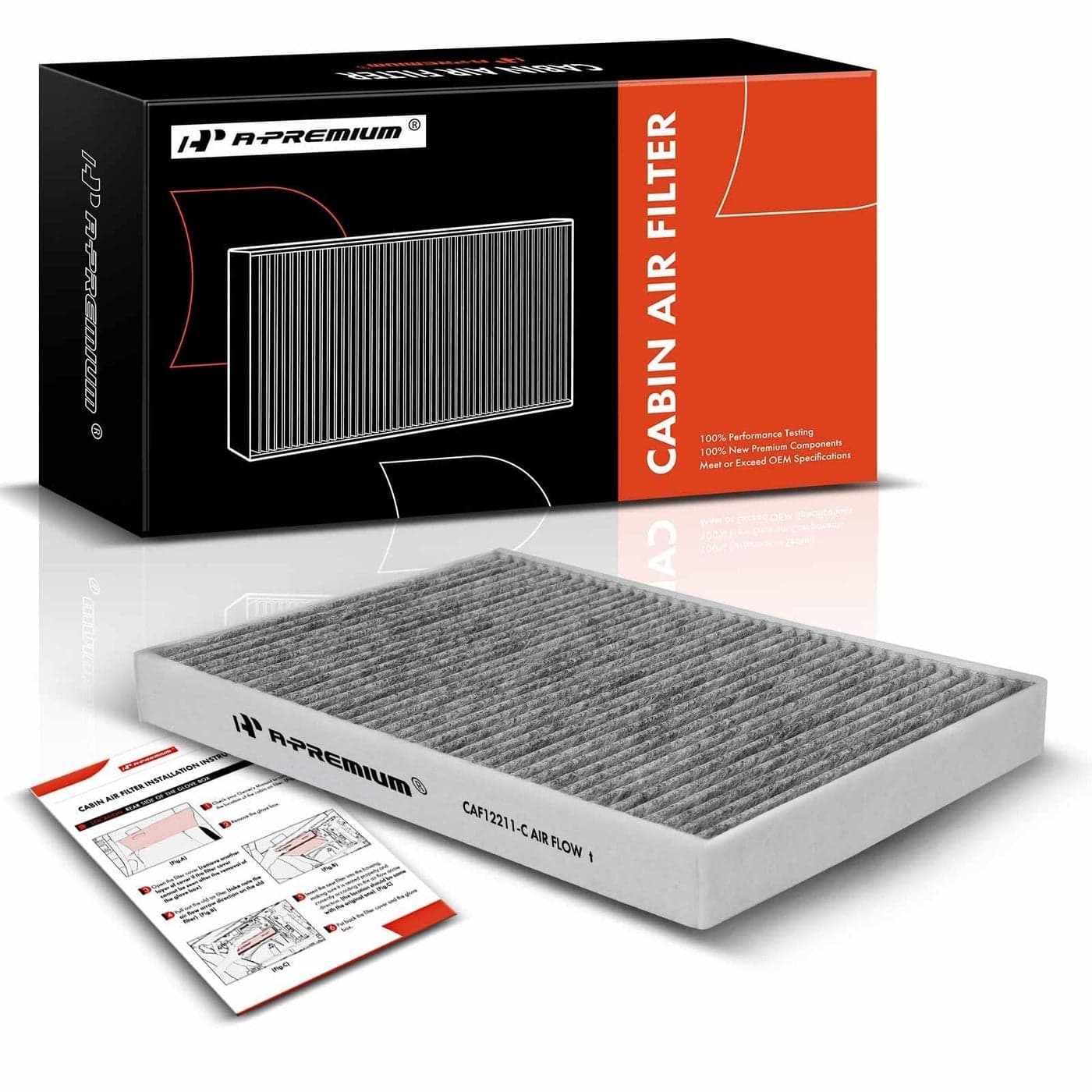 APremium Cabin Air Filter with Activated Carbon for Audi A4 A5 Quattro A6 allroad A7 Sportback A8 Quattro Q5 Q7 Q8 etron S S4 Porsche Cayenne Macan