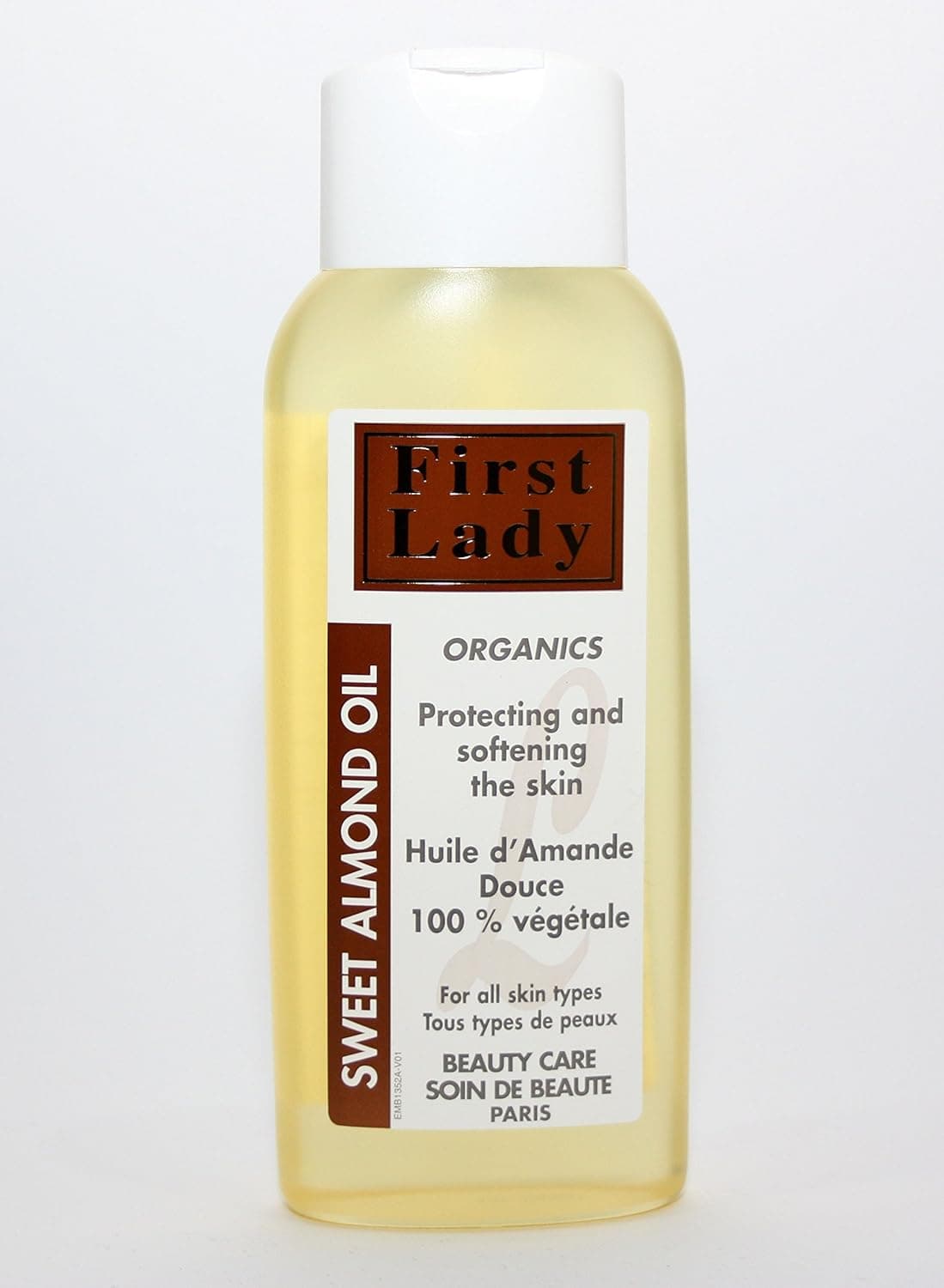First Lady Sweet Almond Oil 400ml NATURAL 100 VEGETABLE ALL SKIN TYPES moisturizer