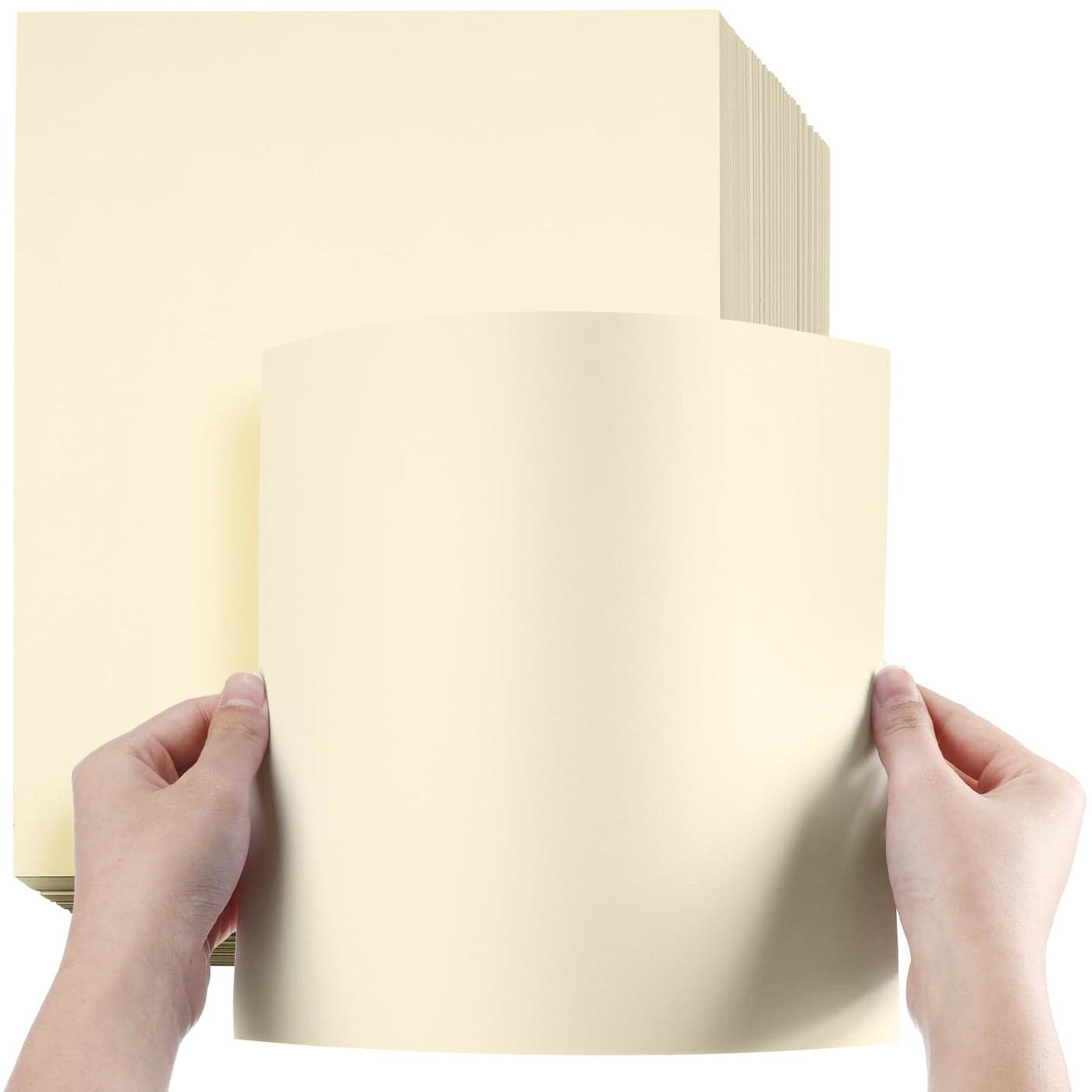 Fainne 200 Sheets 85 x 11 Inches Card stock Thick Paper Heavyweight Card Stock Printer Paper 250 GSM 92 lb Cover 170 lb Text for Invitations Menus Crafts DIY Projectspale yellow