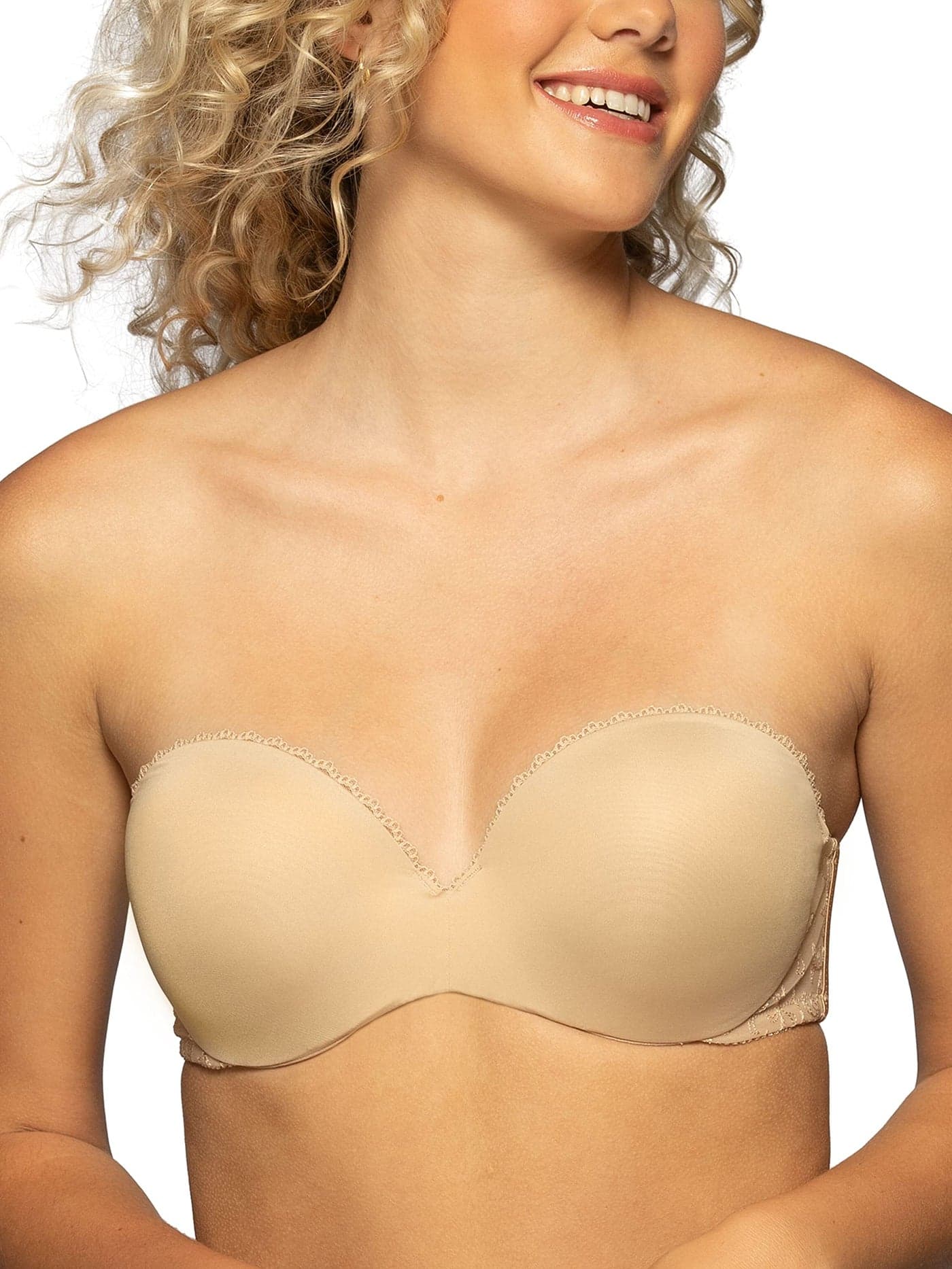 Vanity Fair womens Push Up Bra, Strapless - Beige, 38C US