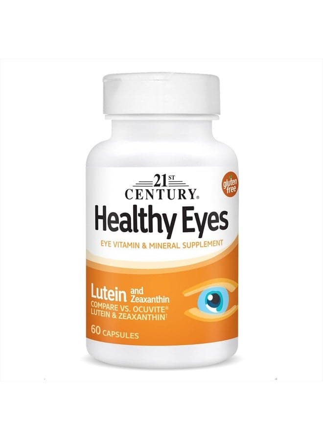 Healthy Eyes Lutein and Zeaxanthin Capsules, 60 Count (27454)