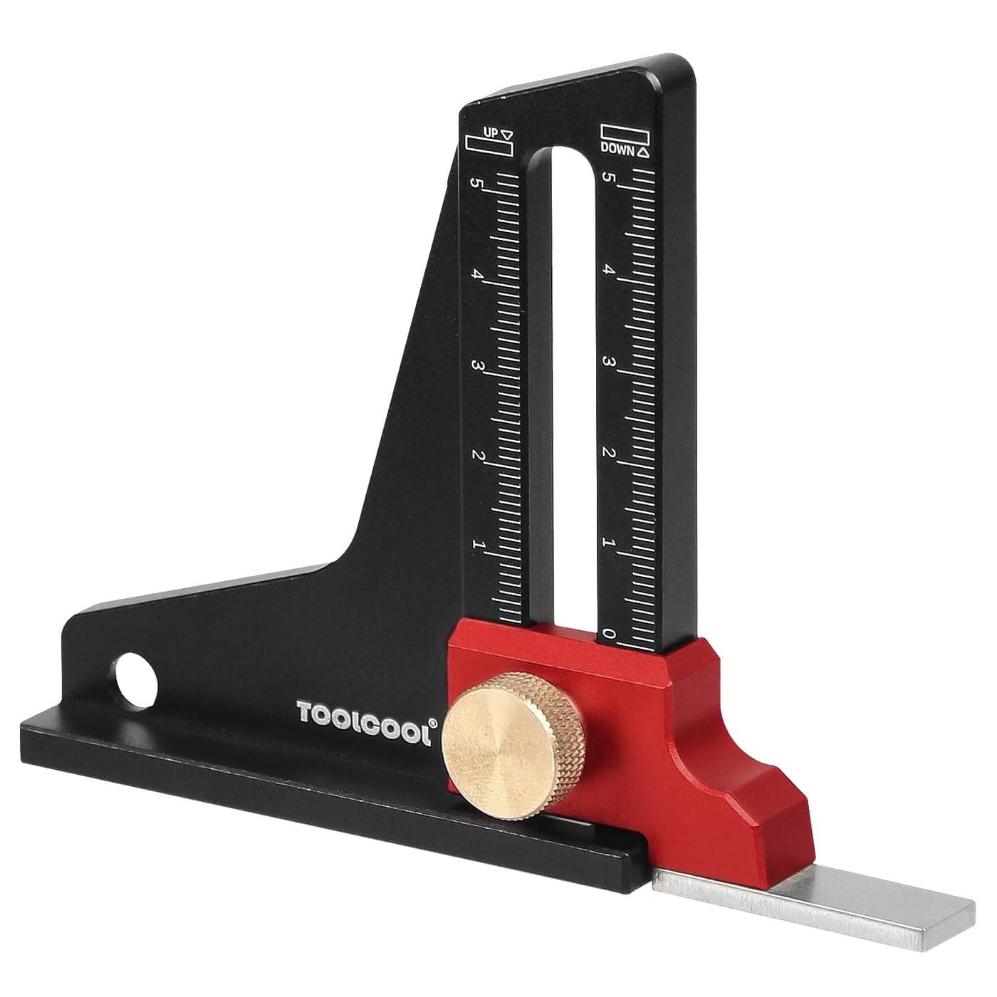 TOOLCOOL Height Gauge Depth Gauge Woodworking Tool Setting Gauge Setup Blocks for Table Saw Router Table Drill Press Bandsaw Metric