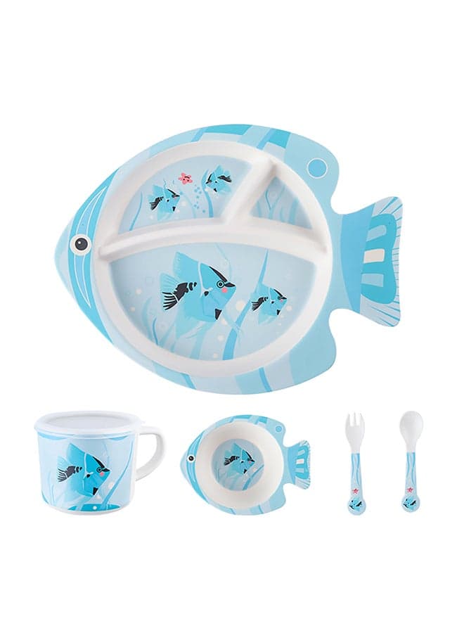 5-Piece Cartoon Dinnerware Set
