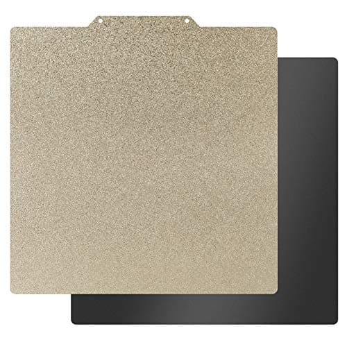 HICTOP 310 * 310mm Room Temperature Textured PEI Sheet Single Side Print Bed | Universal Fit for CR-10 CR-10S Artillery SW-X1/SW-X2 Longer LK1 LK5/LK5Pro, Most 310 * 310mm 3D Printers Anti-Warping