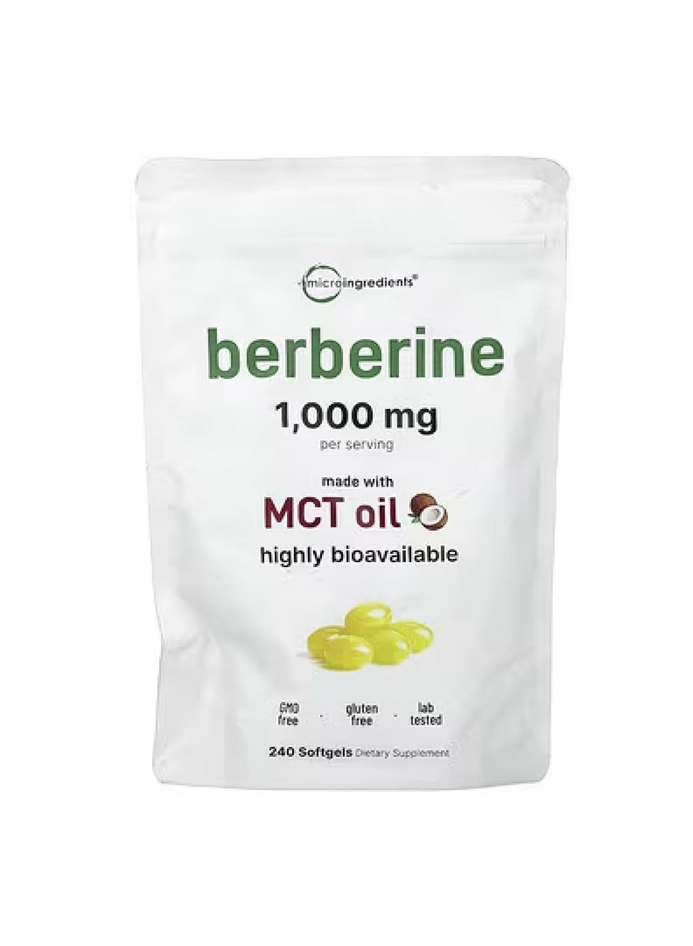 Berberine, 240 Softgels