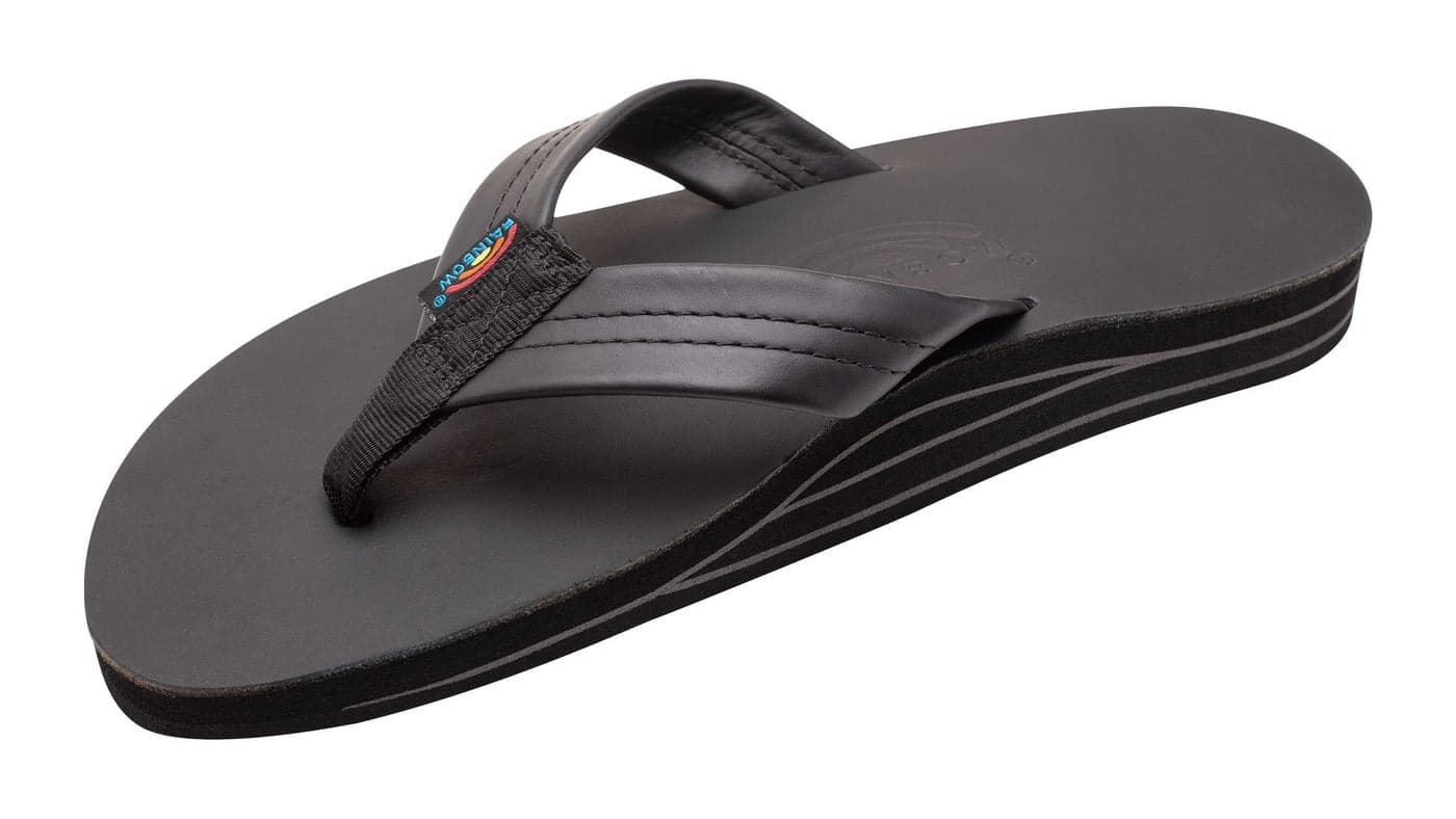 Rainbow Sandals Men Premium Leather Double Layer Sierra Brown Large