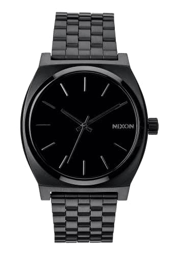 NIXON Time Teller A045-100m Water Resistant Men's Analog Fashion Watch (37mm Watch Face, 19.5mm-18mm Stainless Steel Band)