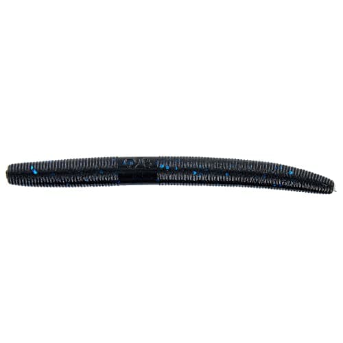Yamamoto 4'' SENKO BLACK W/ LARGE BLUE FLAKE (10 PACK)