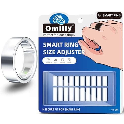Smart Ring Size Adjuster - 120Pcs Invisible Fit for Oura Ring Gen 4/3, Samsung Galaxy Ring, Ultra Human Ring AIR, RingConn 2/1, Amazfit Helio - Loose Ring Sizing Kit, Comfortable & Discreet Accessorie