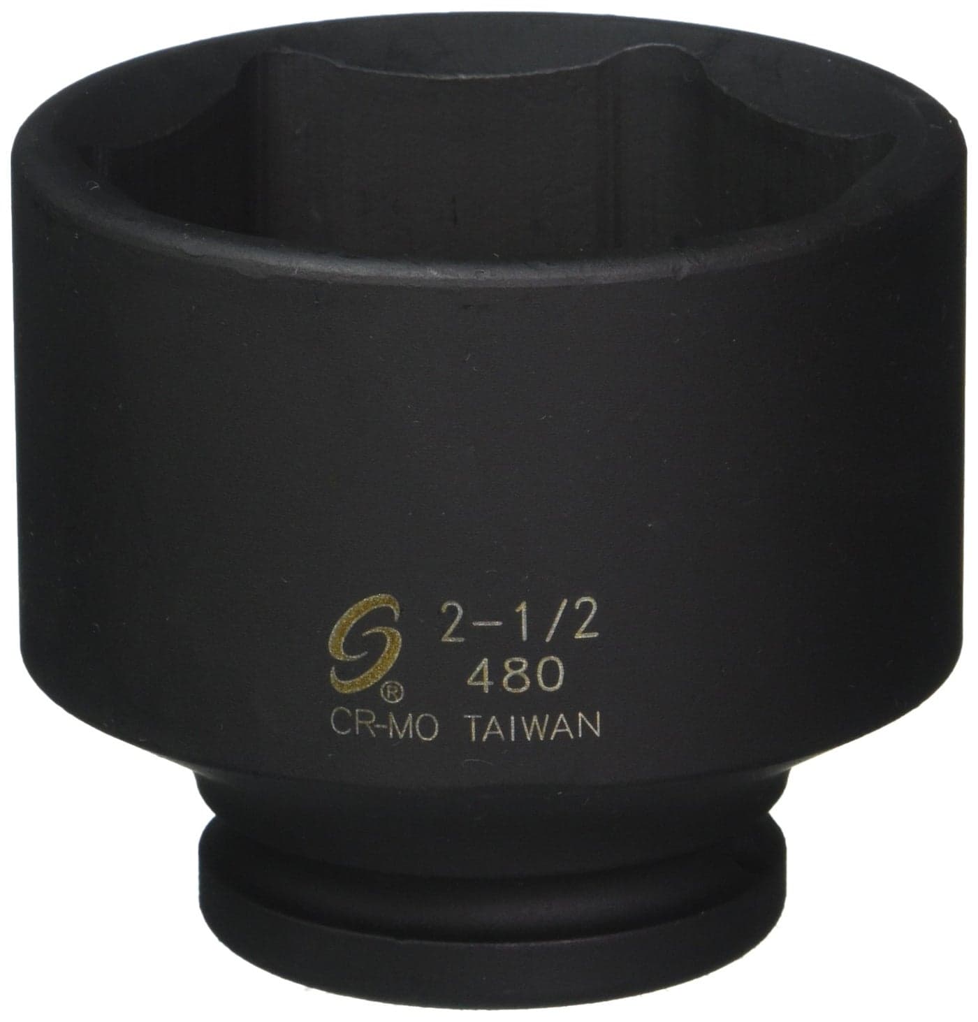 SUNEX TOOLS 480 3/4" Drive Standard 6 Point Impact Socket 2-1/2"
