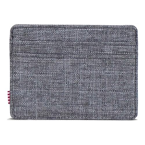 Herschel Supply Co. Charlie Cardholder Wallet, Raven Crosshatch, Standard