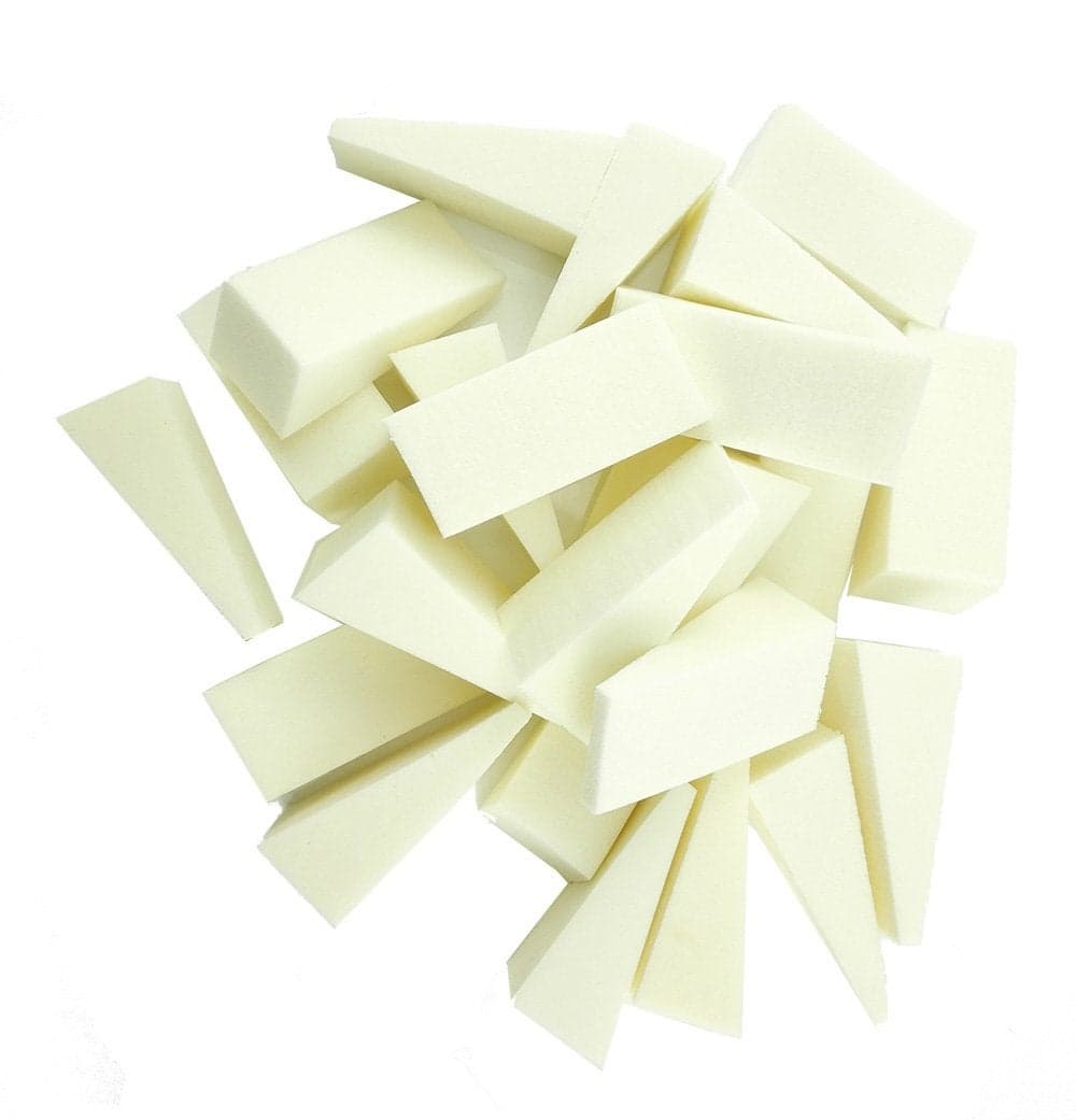 yueton Pack of 24 Nail Art Soft Sponge Polish Transfer DIY Manicure Tool