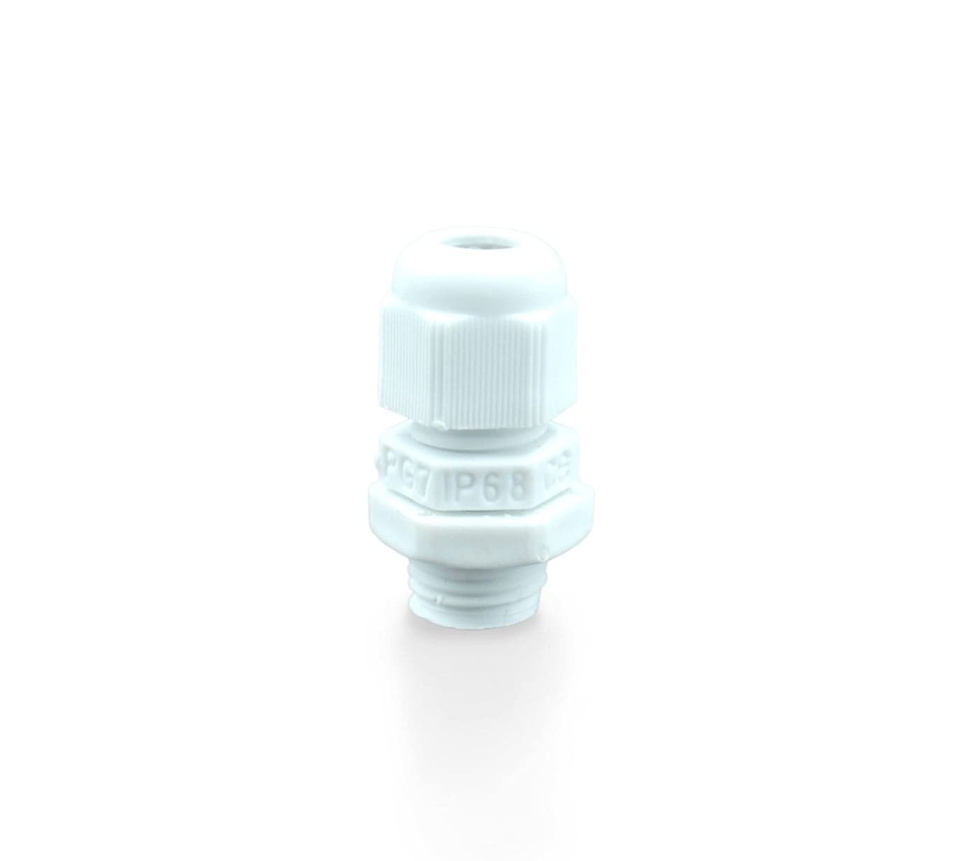 GLOBOMOTIVE Plastic Adjustable IP68 Waterproof Cable Glands Joints (PG 07, 10)