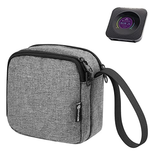 CaSZLUTION Travel Case Comaptible with NETGEAR Nighthawk M7 M5 M6 Pro 5G Mobile Hotspot with WiFi 6 (MR5200, MR5100, MR6500) M1 Mobile Hotspot 4G LTE Router MR1100 Storage Bag - Case Only