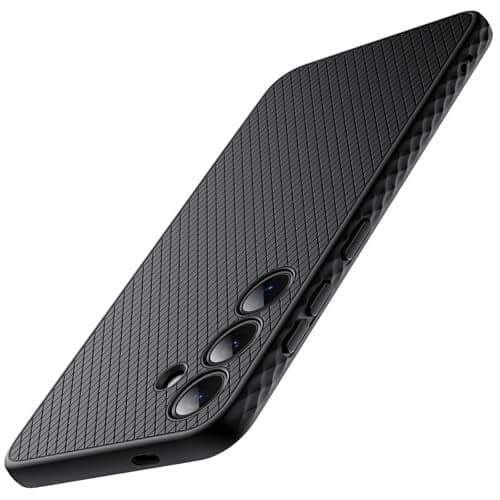JETech Grip Case for Samsung Galaxy S24 Soft TPU Slim Fit Protective Phone Cover with Camera Lens Full Protection Shockproof Black