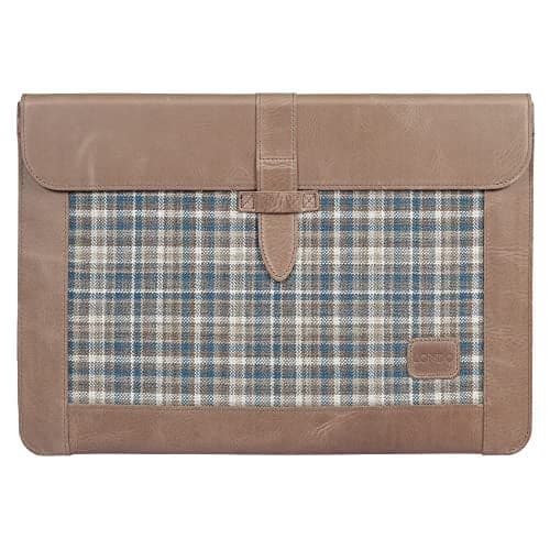 Londo Leather Sleeve Compatible with MacBook Pro 16 & MacBook Pro 15 Inch (M5, M4, M3, M2, M1, Pro, Max), Premium Top Grain Leather Laptop Bag, 2020 to 2026 Models