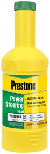 Prestone AS268 Power Steering Fluid for European Vehicles Synthetic 100000 Mile 12 oz