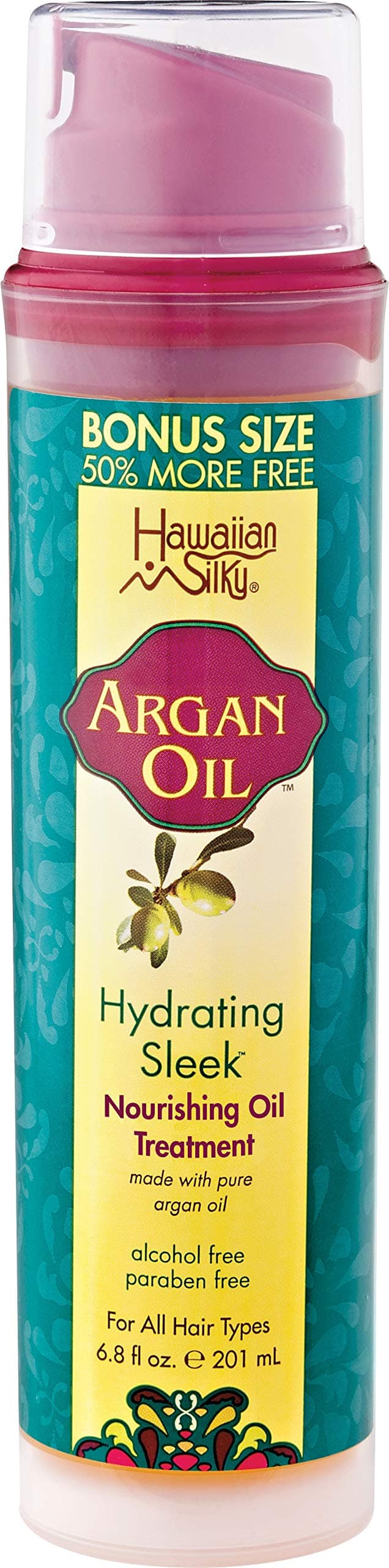 Pure Argan Oil Healing Conditioning Treatment with Fatty Acids Protein Vitamin E 68 oz for Dry and Damaged Hair for Men Women Kids of all Hair Types Strengthen and Moisturize