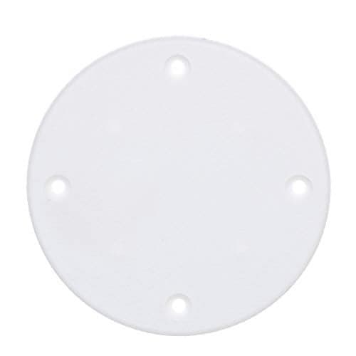 Seachoice Marine Boat Cover Plate, Arctic White, 4-1/8 in. Outer Diameter