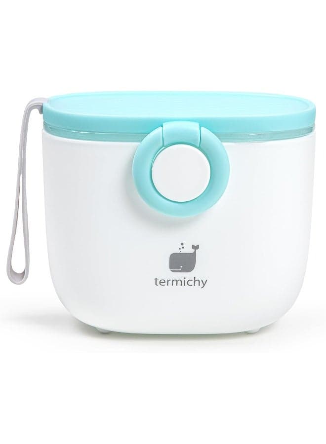 Termichy Baby Formula Dispenser, Portable Milk Powder Dispenser Container with Carry Handle and Scoop for Travel Outdoor Activities with Baby Infant, 8.8OZ, 0.55LB, 250g (Baby Blue)