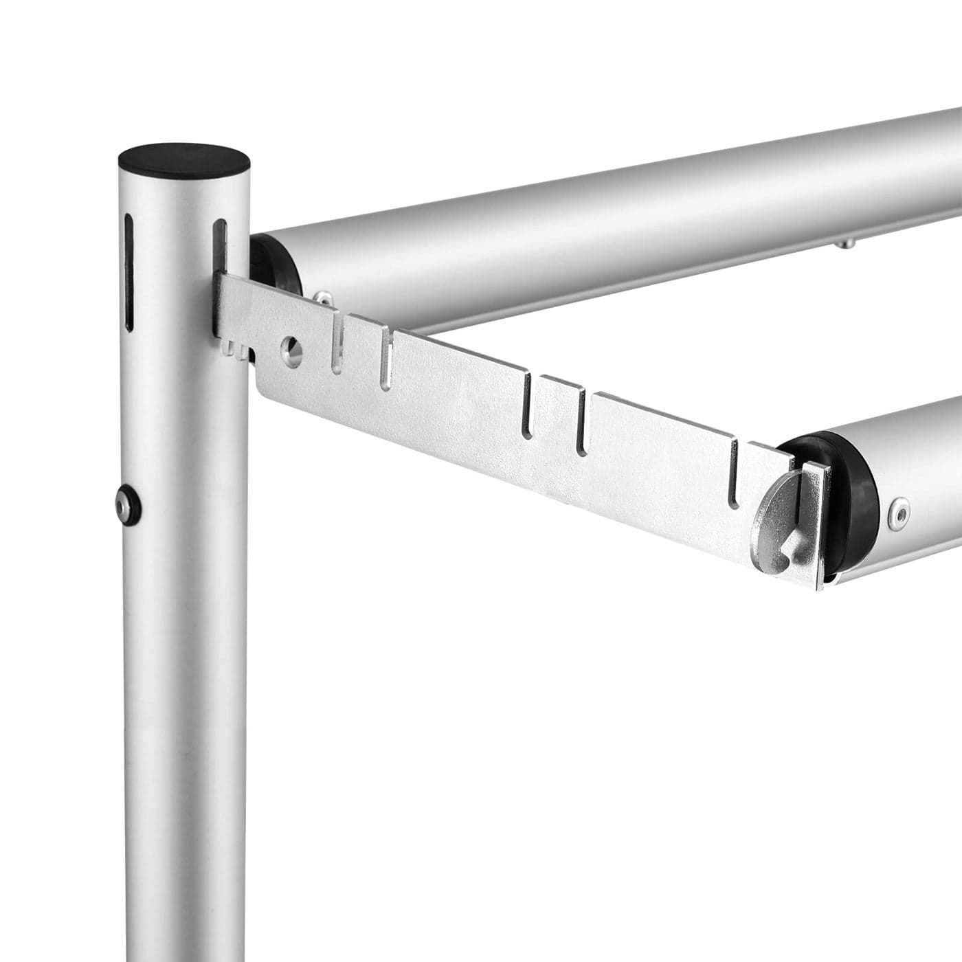 Hecis 9 Double Crossbar Hanger Backdrop Hanger Crossbar Valance Hangers for Pipe and Drape Backdrop Stand Kit9 Hanger 2 Pack