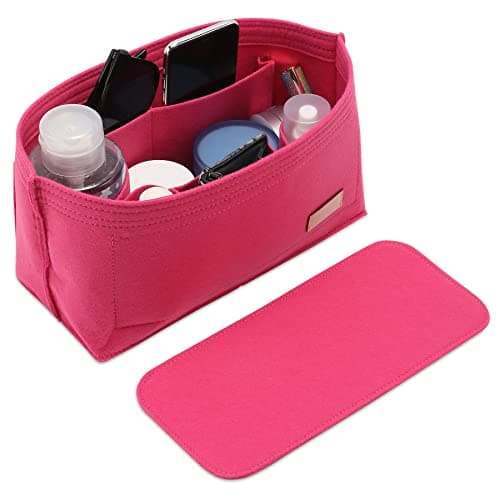 Doxo Purse Organizer Insert Base Shaper 2pc Set Felt Handbag Tote Bag Fit L Speedy 35 Nererfull MM MoreLRose