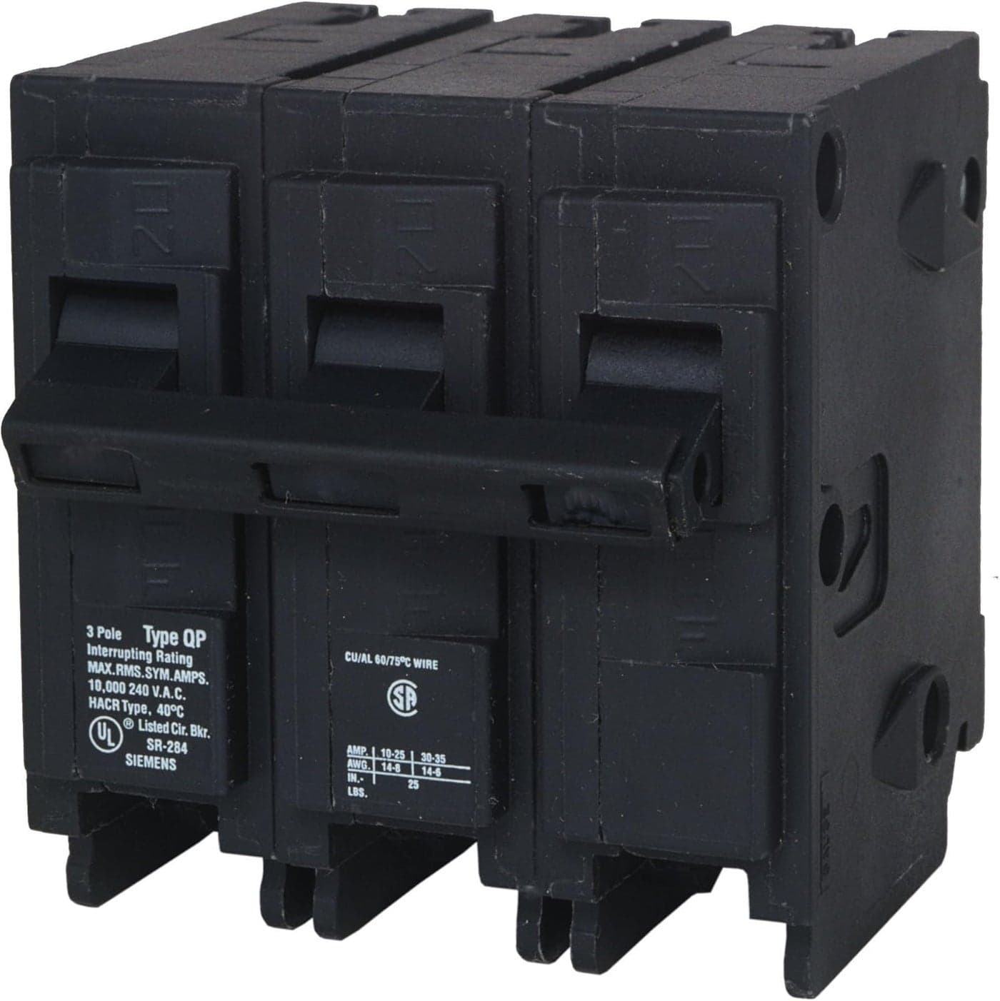 SIEMENS Q390 90Amp Three Pole Type QP Circuit Breaker