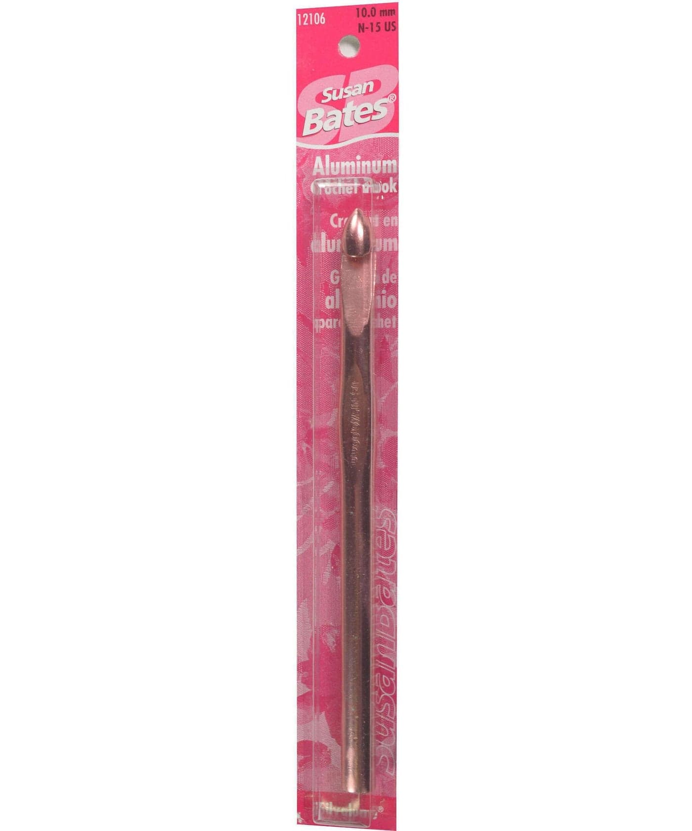 Silvalume Aluminum 512 Crochet Hook Size N 15