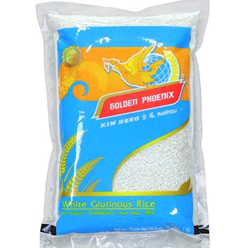 Golden Phoenix Thai Sweet Rice Premium Sticky Rice for Desserts or Rice Cakes Great for GlutenFree Diets 22 Pounds Pack of 1