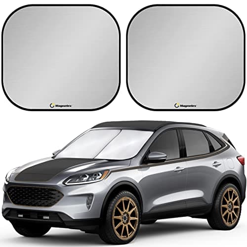 Magnelex Windshield Sun Shade - Reflective Fabric Blocks Sun and Keeps Your Vehicle Cool, Foldable Sun Shield for Car Sunshade