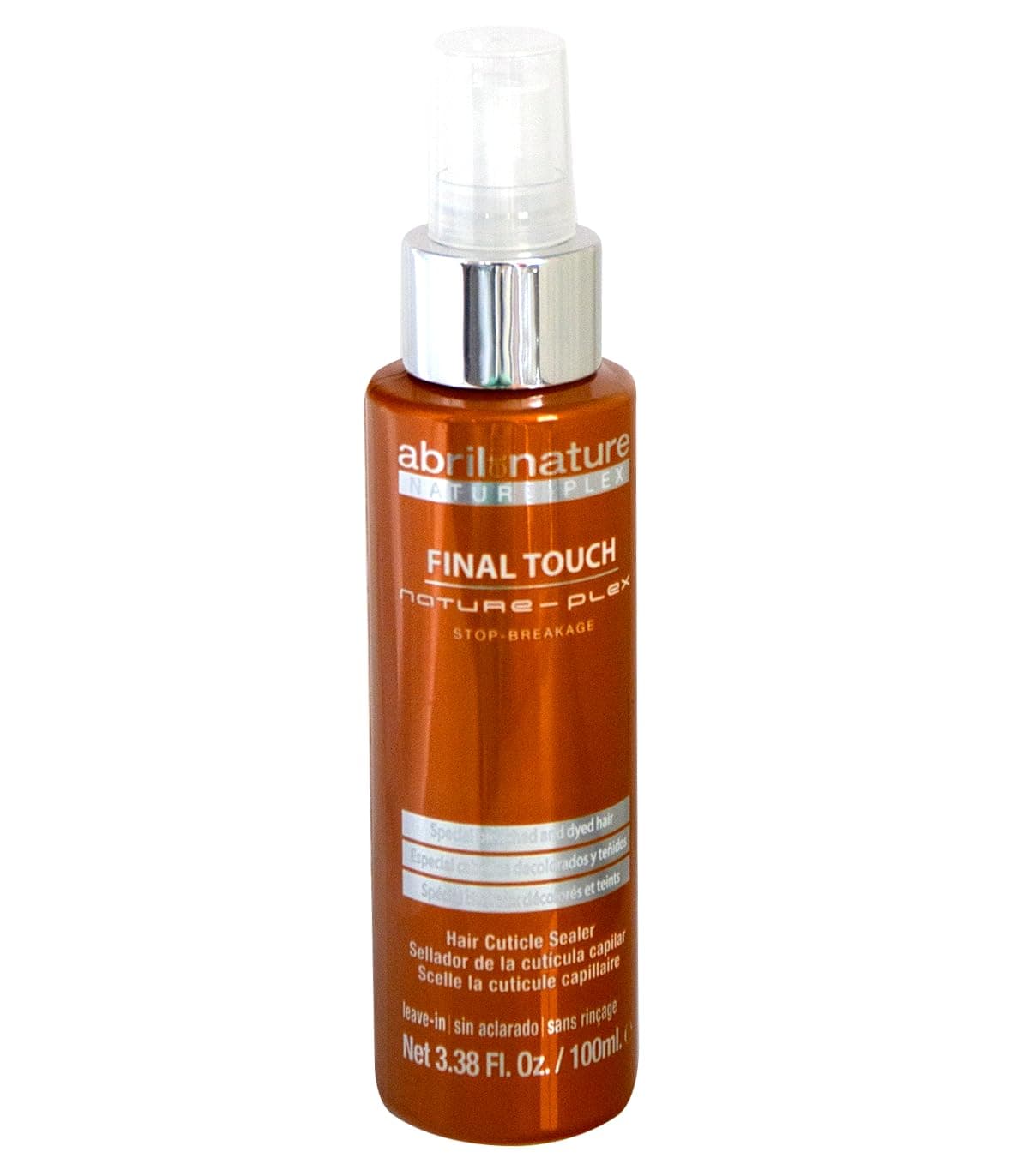 abril et nature - Nature Plex, STOP Breakage - Hydrating Hair Oil Final Touch - Finishing Serum with Hyaluronic Acid - Repairing Shine Oil for Split Ends - Leave-In - 100 ml