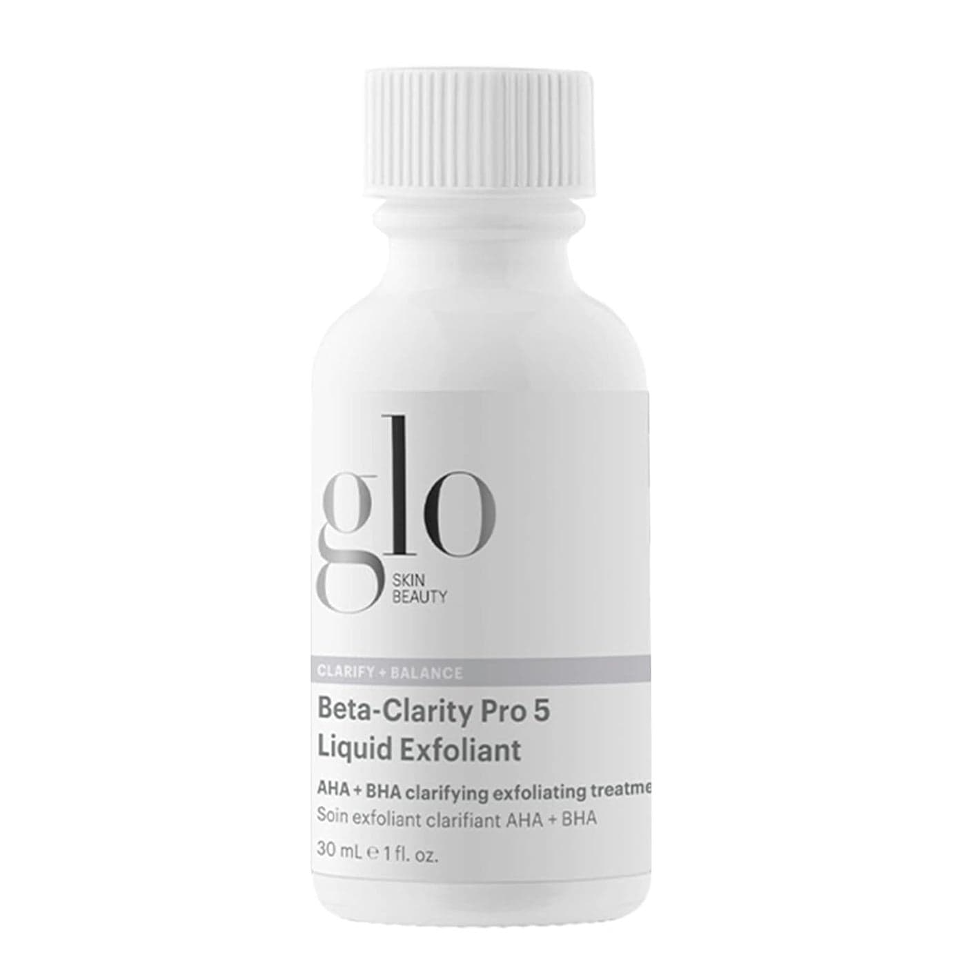 Glo Skin Beauty BetaClarity Pro 5 Liquid Exfoliant Travel Size AHA BHA Clarifying and Balancing Chemical Exfoliant Treatment