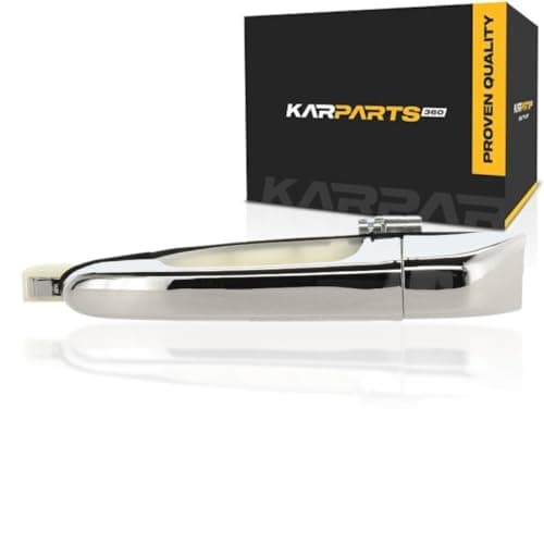 KarParts360 for Hyundai Entourage Exterior Door Handle 2007 2008 Rear Driver Side Side Sliding Door Chrome HY1520116 836504D011