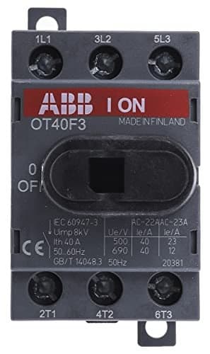 ABB OT40F3 Main Power Disconnect