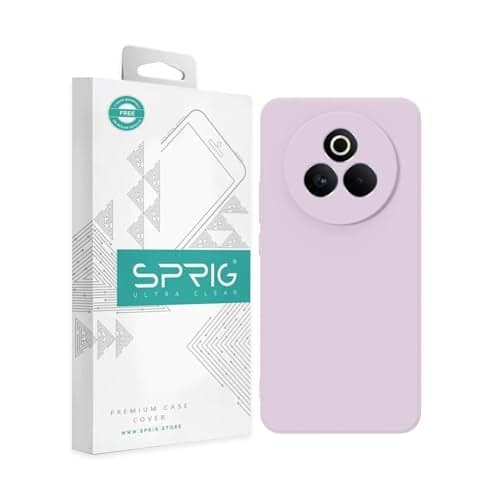SPRIG Compatible with Realme P3 Pro Premium FlexTone Back Cover Drop Tested Shock Proof Mobile Case for Men, Women, Boys and Girls with Camera Protection (Lavender Purple)