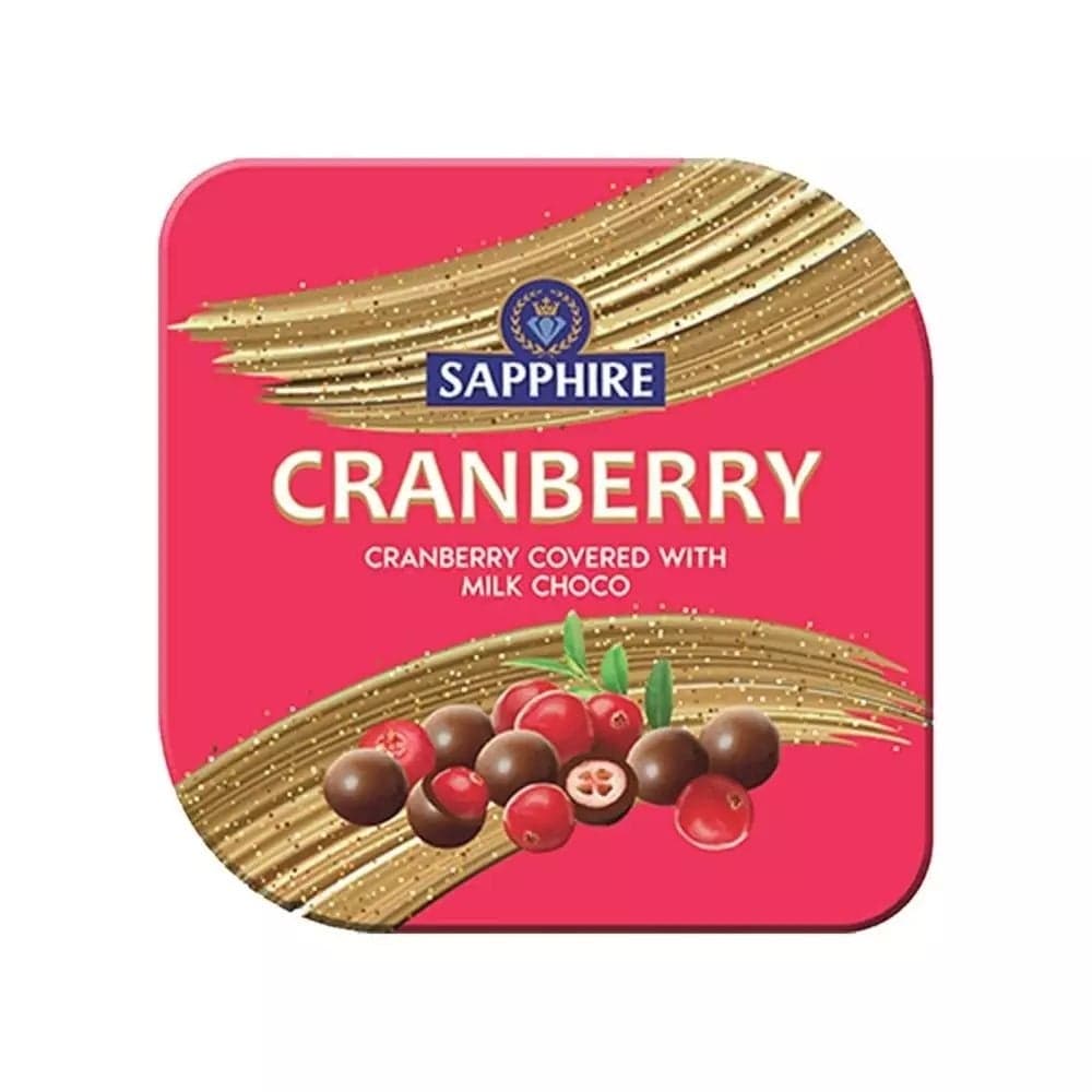 Sapphire Cranberry Covered with Milk Choco- 90gms