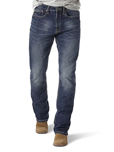 Wrangler Mens 20x No. 42 Vintage Boot Cut Jeans, Midland, 38W x 30L US