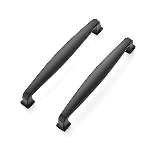 Ravinte 30 Pack Solid 5 Inch Cabinet Handles Matte Black Pulls for Kitchen Drawers and Cabinets - Hardware for Cupboards