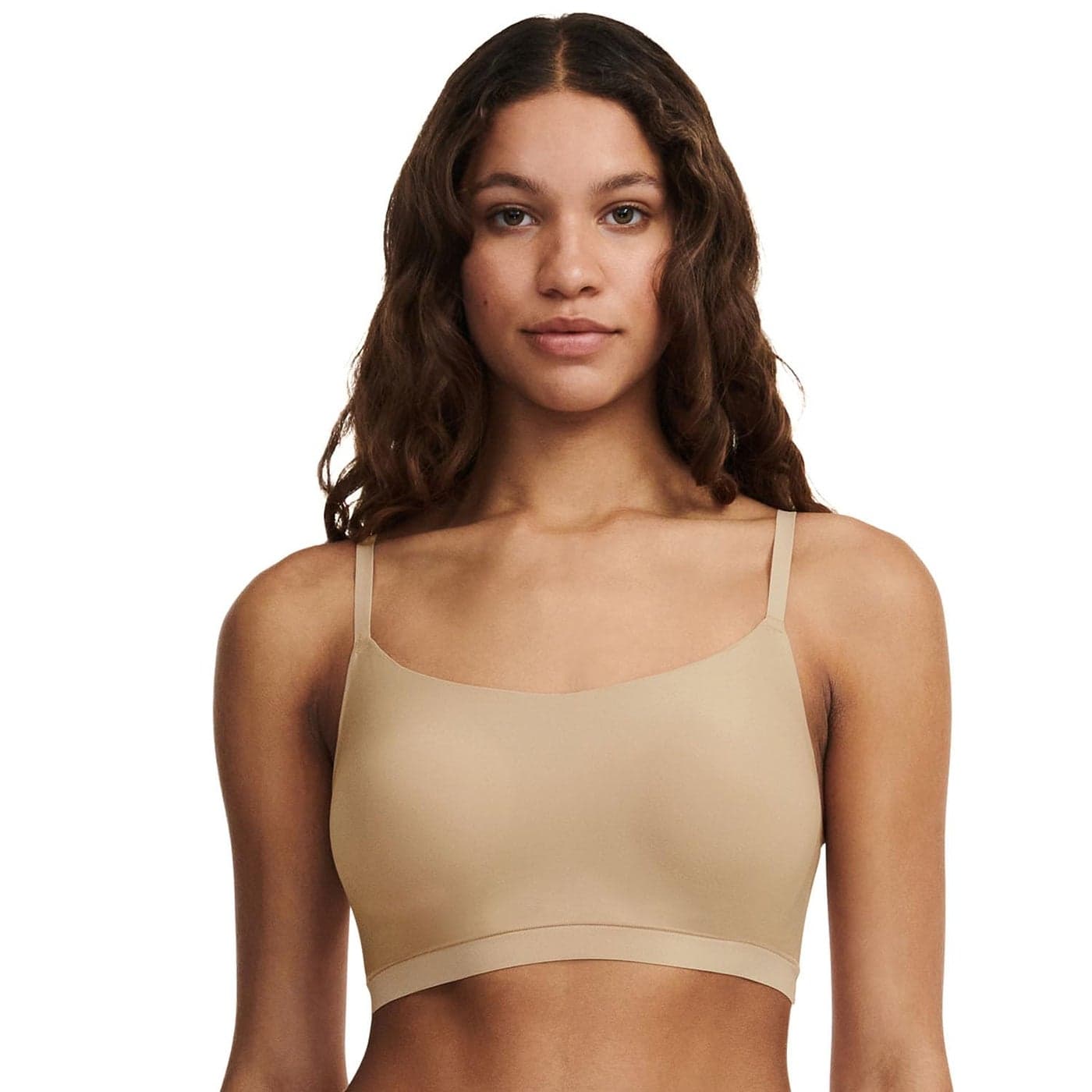 Chantelle Women's Softstretch Scoop Padded Bralette, Ultra Nude, XS/S