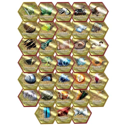 Renegade Games Heroscape Glyph Pack Expansion 33 New Glyphs Miniatures Game Accessory Tabletop AddOn Harness The Magical Powers of Valhalla