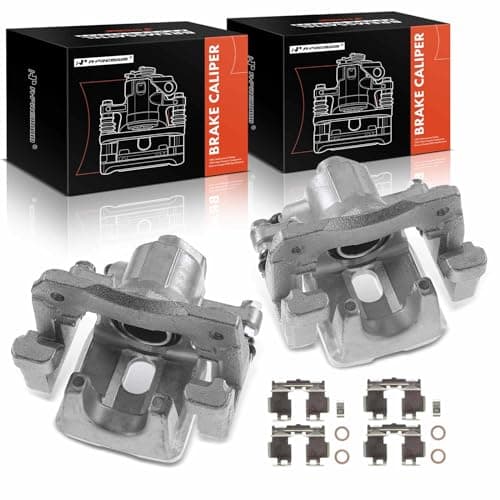 A-Premium Disc Brake Caliper Assembly with Bracket Compatible with Select Lexus and Toyota Models - ES300h/ES350/Avalon 2013-2018, Camry 2012-2017 - Rear Driver and Passenger Side, 2-PC Set