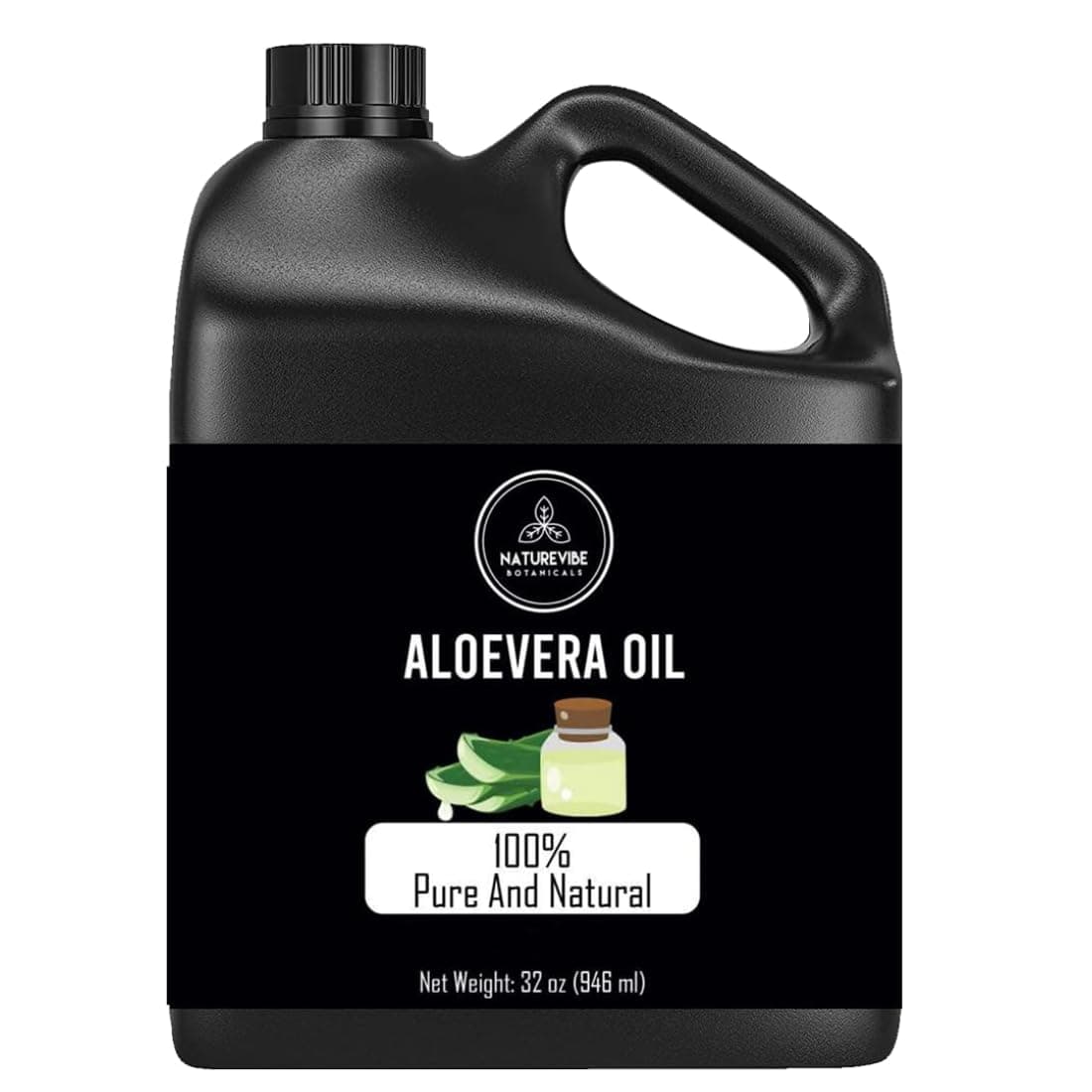 Naturevibe Botanicals Glycerine Liquid Oil 32 Ounces 100 Pure and Natural Great for Skin Care and Hair Care