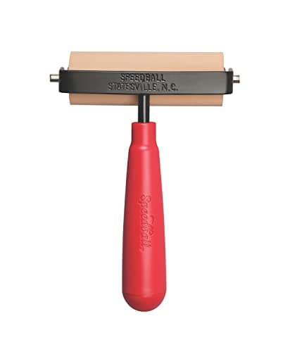 Speedball Soft Rubber Brayer 35Inch Printmaking Roller Tool for Gel Block Printing and Crafting Made in USA