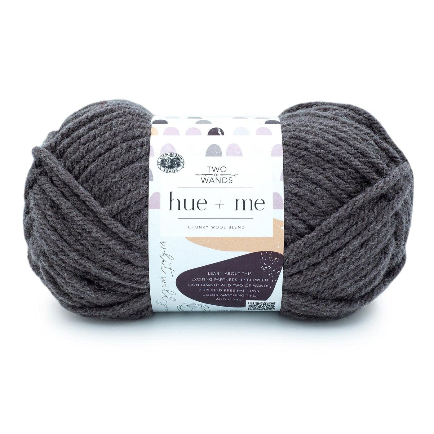 Lion Brand Yarn Hue Me Bulky Yarn Shadow 1 Skein
